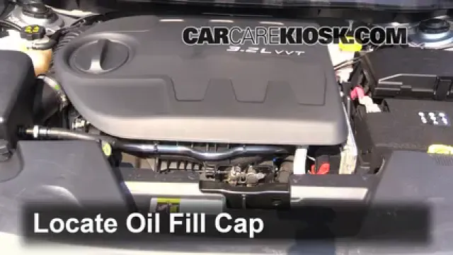 2014 Jeep Cherokee Latitude 3.2L V6 Aceite Agregar aceite